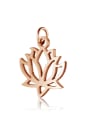 thumb Stainless Steel With Gold Plated Delicate Flower Charms 1