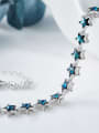 thumb Simple Blue austrian Crystals Stars Bracelet 3