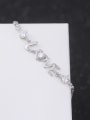 thumb Valentine's Day Gift S925 Silver LOVE Bracelet 2