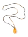 thumb Original DIY Crystal Beads Irregular Stone Fashion Necklace 0