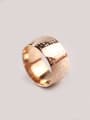 thumb Smooth Simple Style Lover Ring 0