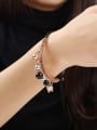 thumb Exquisite Rose Gold Plated Plastic Beads Bracelet 1