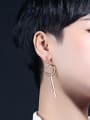 thumb Fashion Hollow Round Gold Plated Drop Earrings 1