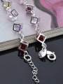 thumb Fashion Colorful Cubic Zirconias Copper Bracelet 2