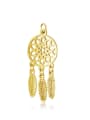 thumb Stainless Steel With Gold Plated Trendy Irregular Dreamcatcher Charms 0