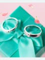 thumb 925 Sterling Silver With Silver Plated Fashion Heart Free Size Rings 1