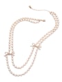 thumb Double Layer Artificial Pearls Necklace 2