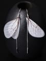 thumb Insect Wing Personality Fringe drop earring 2