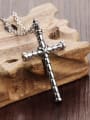 thumb Retro style Cross Titanium Necklace 2