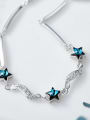 thumb S925 Silver Blue Stars Bracelet 3