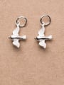 thumb 925 Sterling Silver With Platinum Plated Cute bird pigeon Charms 0