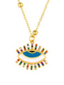thumb Copper With Enamel Trendy Evil Eye Necklaces 2