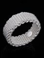 thumb Fashion Classical White Gold Plated Copper Ring 1