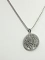 thumb Hollow Round Tree Women Necklace 0