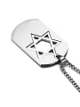 thumb Exquisite Hollow Star Shaped Stainless Steel Pendant 1