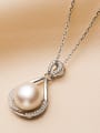 thumb Freshwater Pearl Water Drop shaped Necklace 2