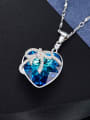 thumb 2018 austrian Crystals Heart-shaped Necklace 3