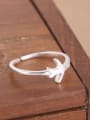 thumb Personalized Little Plane Opening Midi Ring 1