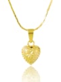 thumb Elegant 24K Gold Plated Heart Shaped Necklace 0