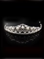 thumb Micro Pave Zircons Artificial Pearls Wedding Party Hair Accessories 0