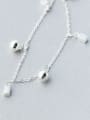 thumb Elegant Adjustable Bell Shaped S925 Silver Foot Jewelry 1