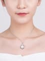 thumb Fashion Freshwater Pearl Heart-shaped Necklace 1