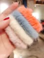 thumb Simple personality colored plush hair ring 1