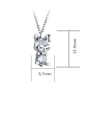 thumb 925 Sterling Silver WithCubic Zirconia Cute Animal rabbit Necklaces 2