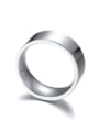 thumb Stainless Steel With Platinum Plated Simplistic Round Men Rings 2