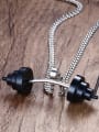 thumb Fashion Barbell Men's Accessories Necklace 2