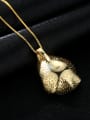 thumb Pure silver shell design freshwater pearl gold necklace 2