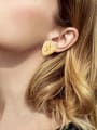 thumb Fashion Heart shaped Rhinestones stud Earring 1