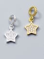 thumb 925 Sterling Silver With Silver Plated Trendy Star Charms 0