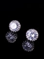 thumb Shining Zircon Small stud Earring 0