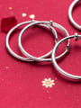 thumb 999 Fine Silver With Silver Plated Simplistic Glaze Round Bracelets 3