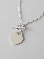 thumb Pure silver Simple Love Pendant Necklace 0