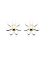 thumb Simple Style 18K Gold  S925 Silver Flower-shaped stud Earring 0