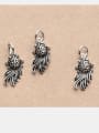 thumb Thai Silver With Antique Silver Plated Cartoon Animal Small goldfish 2
