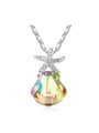 thumb Fashion Shell-shaped austrian Crystal Starfish Alloy Necklace 0