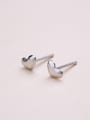 thumb Exquisite 925 Silver Heart Shaped stud Earring 3
