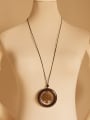 thumb 2018 Delicate Wooden Round Shaped Necklace 2
