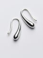 thumb Exquisite Water Drop Shaped S925 Silver Earrings 0