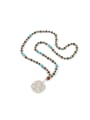 thumb Retro Style Mix Semi-precious Stones Long Necklace 0
