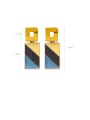 thumb Alloy With Gold Plated Simplistic Geometric Drop Earrings 4