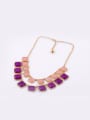 thumb Personality Geometric Resin Multi-layer Short Nnecklace 0