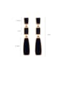 thumb Alloy With Rose Gold Plated Punk Geometric Drop Earrings 1