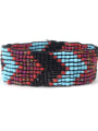 thumb Geometric Pattern National Style Exaggerate Woven Bracelet 2