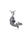 thumb Personality Fish Shaped Stainless Steel Pendant 0