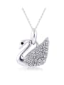 thumb Austria Crystal Swan Shaped Necklace 0