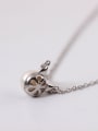 thumb Exquisite S925 Silver Lovely Cat Clavicle Necklace 2